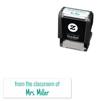 From the classroom of Teacher's Name Text Template Self-inking Stamp