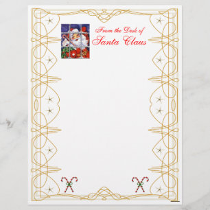 From the Desk Christmas Letterhead-Customize