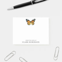 From The Desk Of American Lady Butterfly