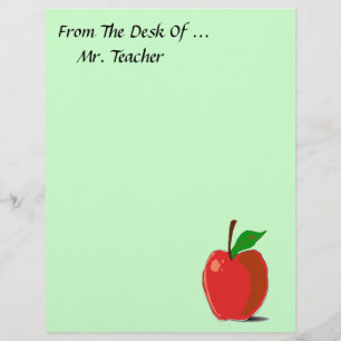 From The Desk Of... Apple Stationery