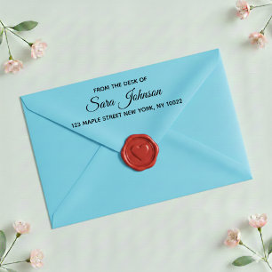 From the Desk Of Custom Address Stamp 