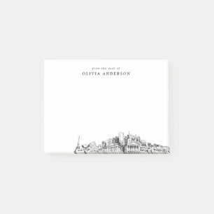 From the Desk of Nashville Skyline Personalized Post-it Notes