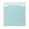 From the Desk Of Personalized Lined Notepad, Blue