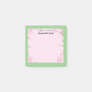 From the Desk of Personalized Name Pretty  Post-it Notes