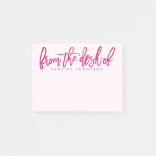 From The Desk Of Personalized Post-it Notes