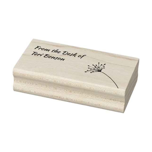 From the Desk of Rubber Stamp - Boho Weed (Stamp)