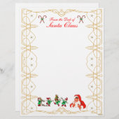 From the Desk of Santa Claus Letterhead (Front/Back)