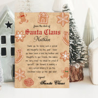 From the desk of Santa Claus Vintage Santa Letter