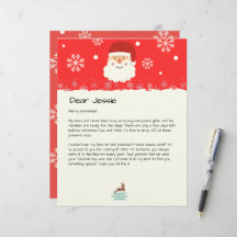 From The Desk of Santa|Custom Christmas Letter