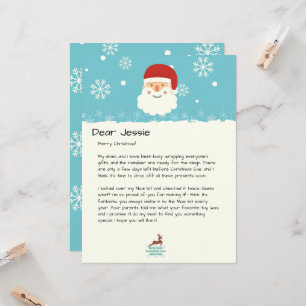 From The Desk of Santa Custom Christmas Snowman