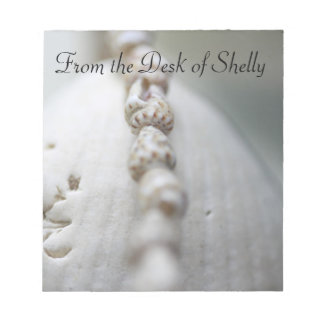 From the Desk of, Sea Shells Notepad