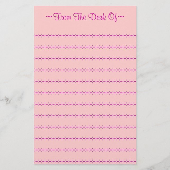 ~From The Desk Of~ Stationery (Front)
