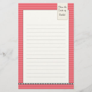 From the desk of... stationery