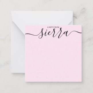 From the Desk Simple Elegant Notecard