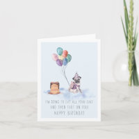 From the Dog | Cute Pug Birthday Card