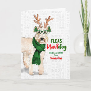 from the Dog Cute Wheaten Terrier Christmas Holiday Card