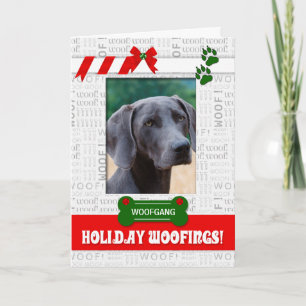 from the Dog Holiday Woofings Pet's Photo Vertical