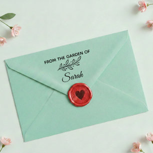 From the Garden of Custom Name Stamp