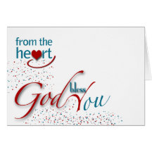 From the heart God bless you!