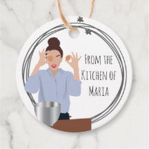 "From the Kitchen Of" Custom Baking Favour Tags