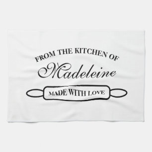 From the kitchen of elegant made with love custom kitchen towel