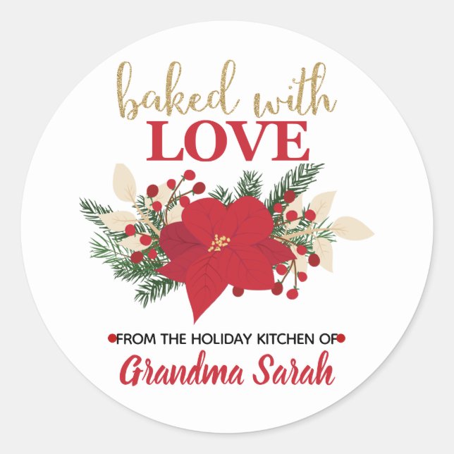 From the Kitchen of Holiday Baking Stickers (Front)
