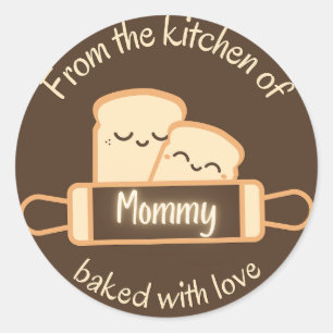 "From the kitchen of Mom" label