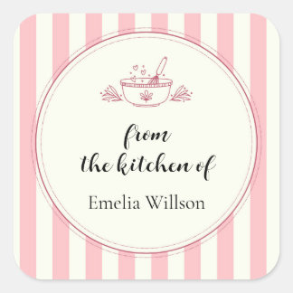 From the kitchen of Small Business Square Sticker