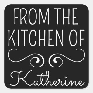 From The Kitchen Of Square Sticker