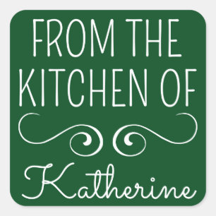 From The Kitchen Of Square Sticker