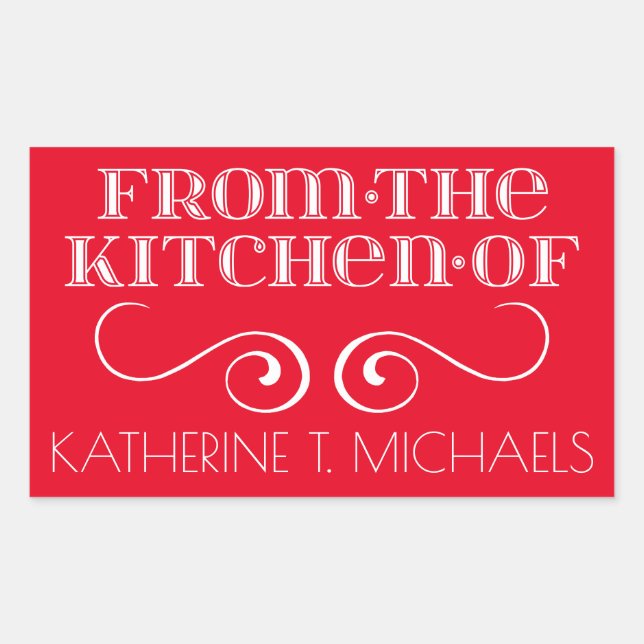 From The Kitchen Of Sticker (Front)