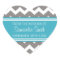 From the Kitchen of Sticker Blue Grey Chevron