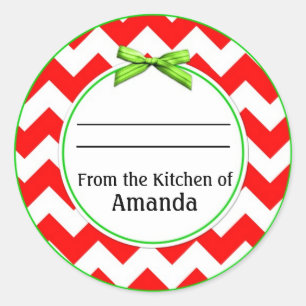 From the Kitchen of Sticker, Made For You By Label