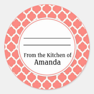 From the Kitchen of Sticker, Made For You By Label