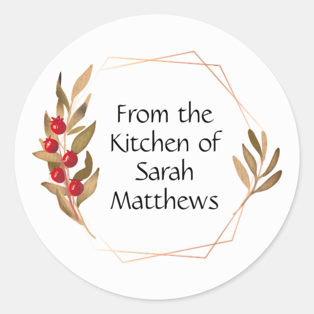 From the kitchen of stickers (Devant)