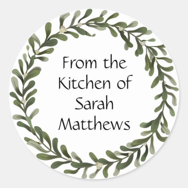 From the kitchen of stickers (Front)