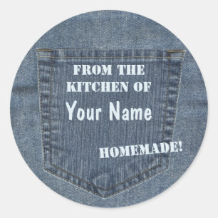 From the Kitchen Of Stickers Blue Jeans Pocket