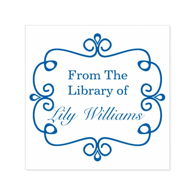 From The Library Of Bookplate Self-inking Stamp (Design)