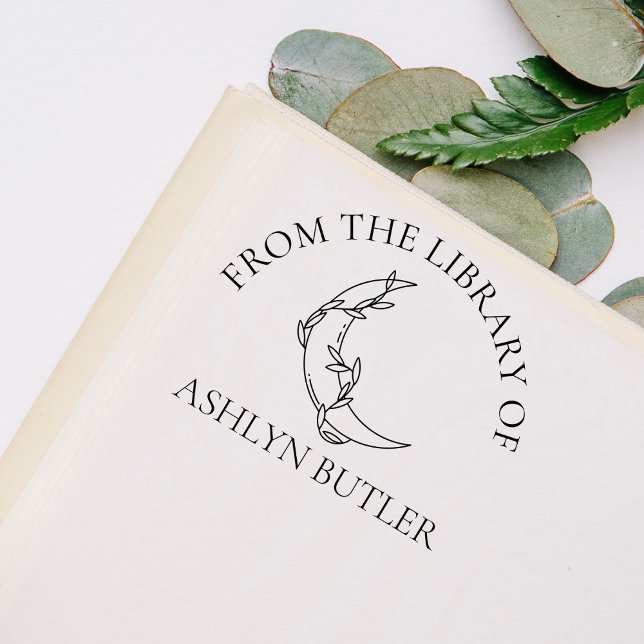From the Library Of Custom Name Rubber Stamp (Creator Uploaded)