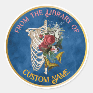 From The Library of Custom Name Stickers