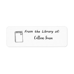 From the Library of Labels, School Book Stickers
