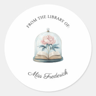 From the Library of Labels, Teachers Classic Round Sticker