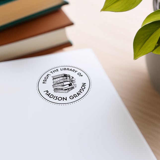 From The Library Of Personalized Self-inking Stamp (From The Library Of Personalized Self-inking Stamp)