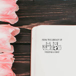 FROM THE LIBRARY OF YOUR NAME DOODLE CUTE CATS RUBBER STAMP<br><div class="desc">Cute bookplate STAMP with your personalized name, perfect for adding a personal touch to your cherished book collection. The bookplate features "From the Library of" inscription at the top, a bunch of cute hand-drawn cartoon kittens. Replace the name below the cats with your own using the template. A wonderful gift...</div>