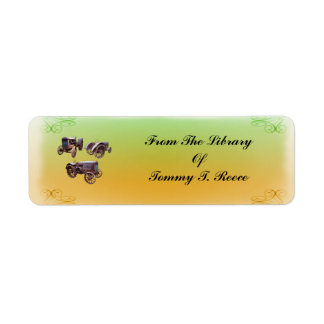 FROM THE LIBRARY-RETURN ADDRESS LABELS