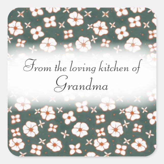 From the loving kitchen of personalized stickers (Front)