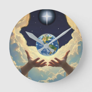 From the Nativity to the Cross and Beyond  Round Clock
