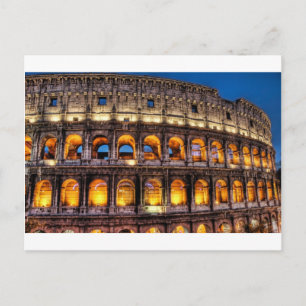 From the Roman Colosseum with Love Postcard