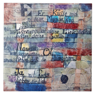 From the Song of Songs, Klee Tile