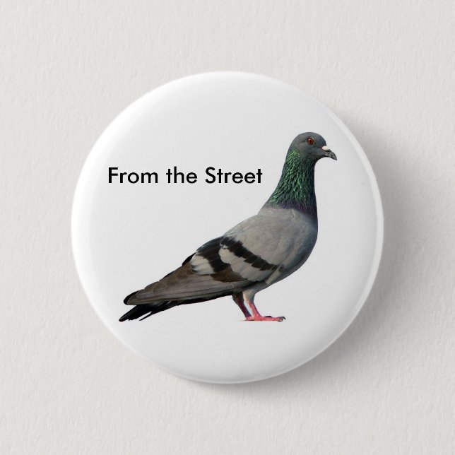 From the Street 2 Inch Round Button (Front)